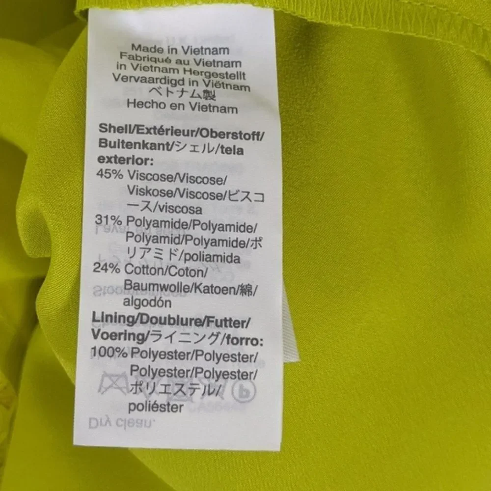J. Crew Lace Yellow Halter Neck Blouse XXS